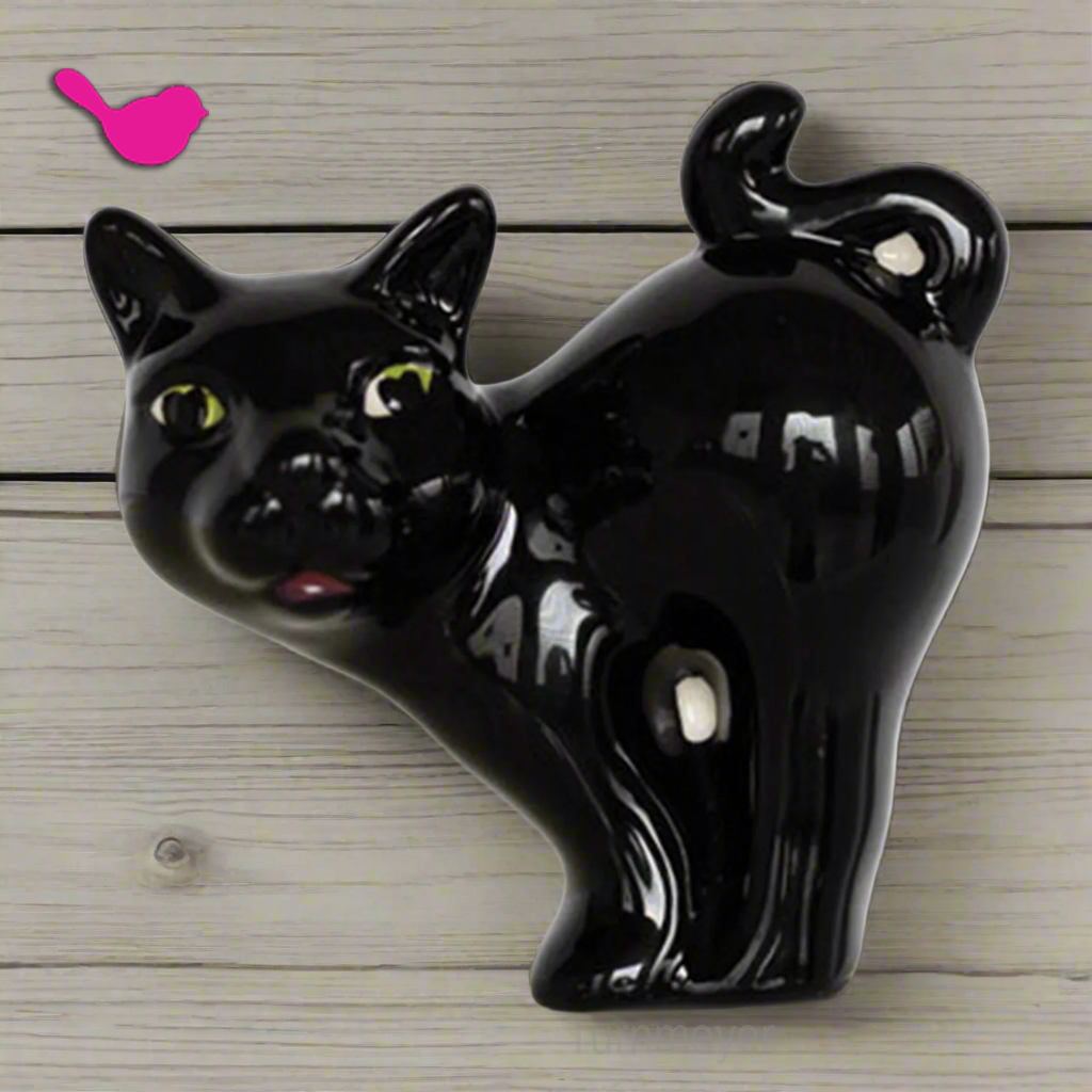 Nora Fleming Black Cat Mini Scaredy Cat