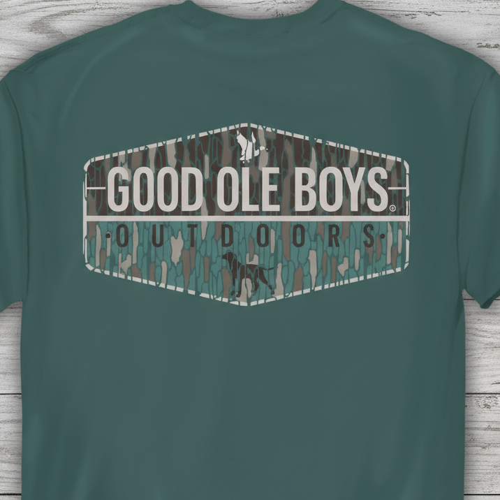 Camo Banner Short Sleeve T-Shirt