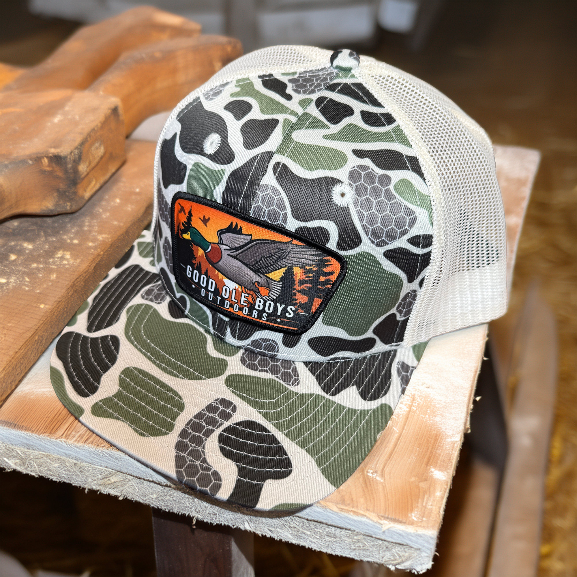 Good Ole Boys Mallard Duck Camo Adjustable Snap Back Hat