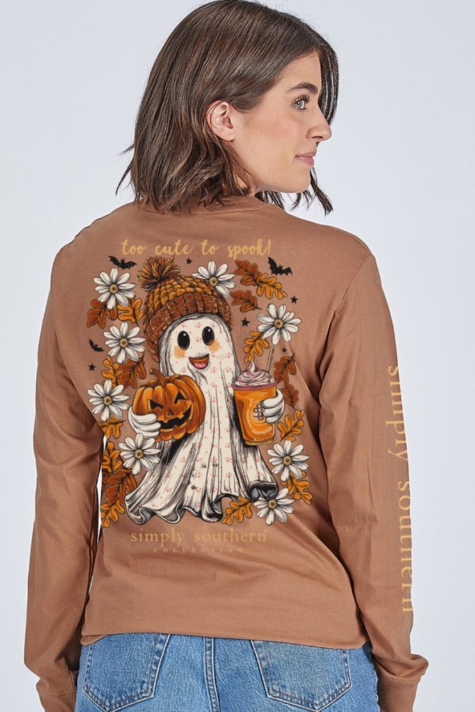 Simply Southern Ghost Long Sleeve Graphic T-Shirt