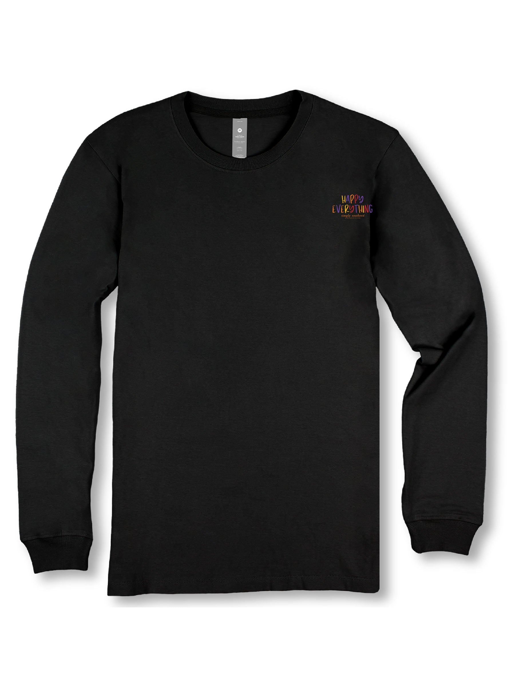 Simply Southern Happy Everything Gnomes Long Sleeve Graphic T-Shirt