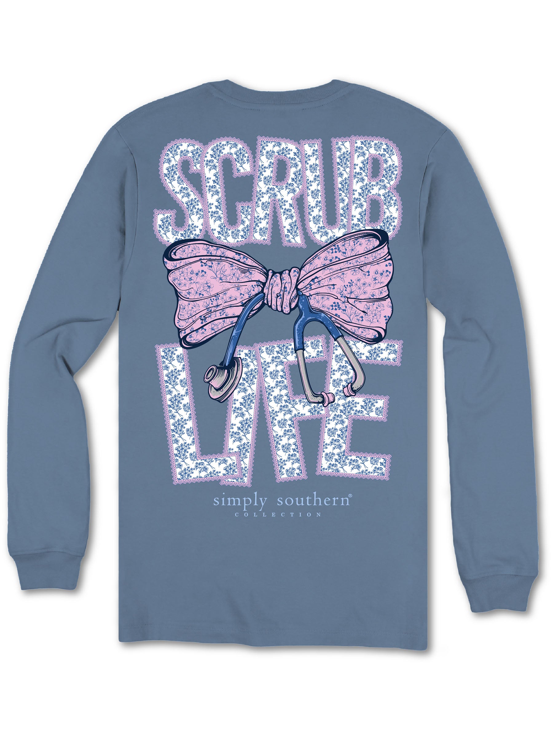 Simply Southern Scrub Life Long Sleeve T-Shirt
