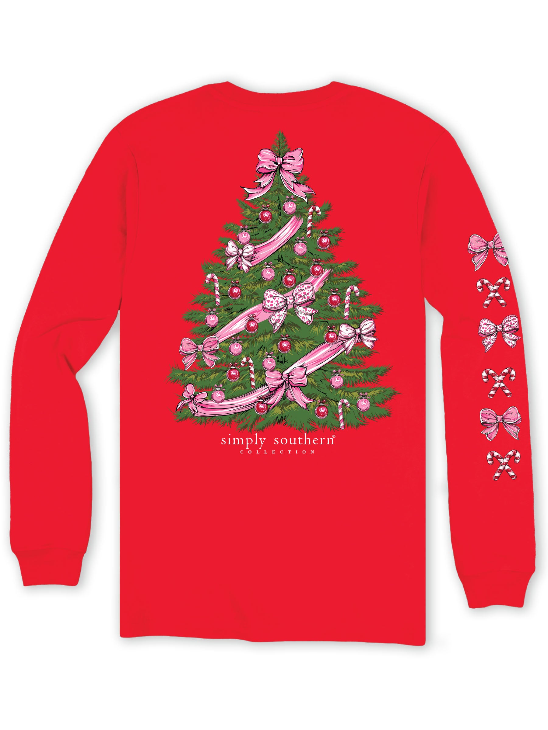 Simply Southern Christmas Tree Long Sleeve T-Shirt