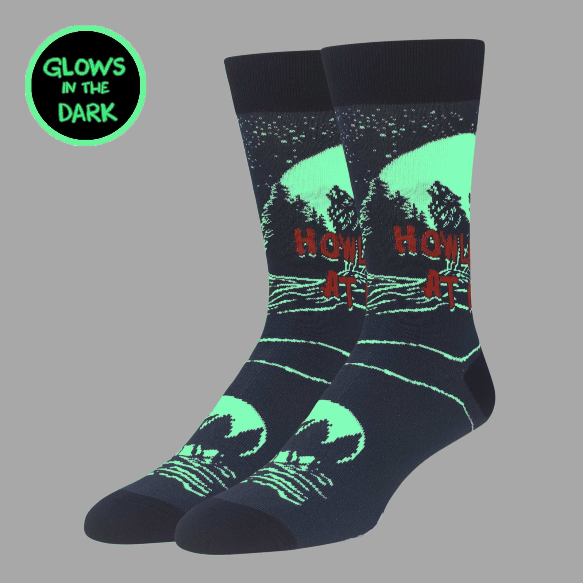 Oooh Yeah! Howler At Me Howling Wolf Unisex Socks