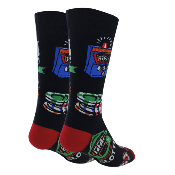 Oooh Yeah! Get Slotty Slot Machine Unisex Socks