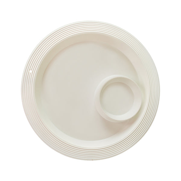 Nora Fleming Base Pinstripes Melamine Chip and Dip Tray