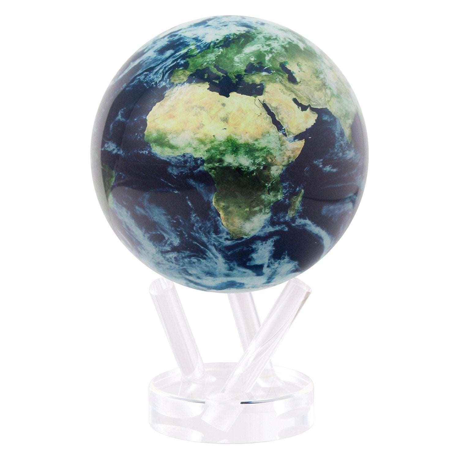 MOVA Earth With Clouds Solar Powered Spinning Globe