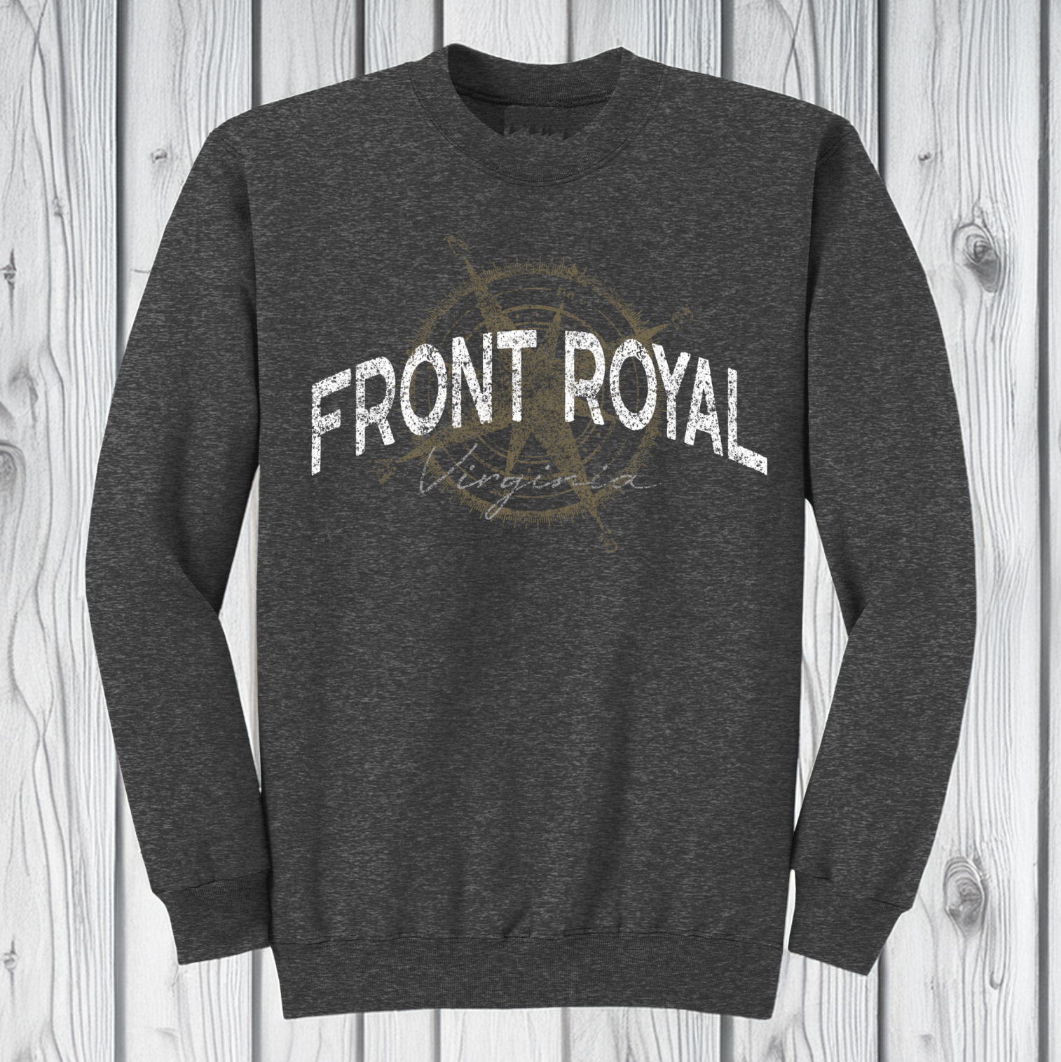 Front Royal Virginia Unisex Fleece Crew Sweatshirt
