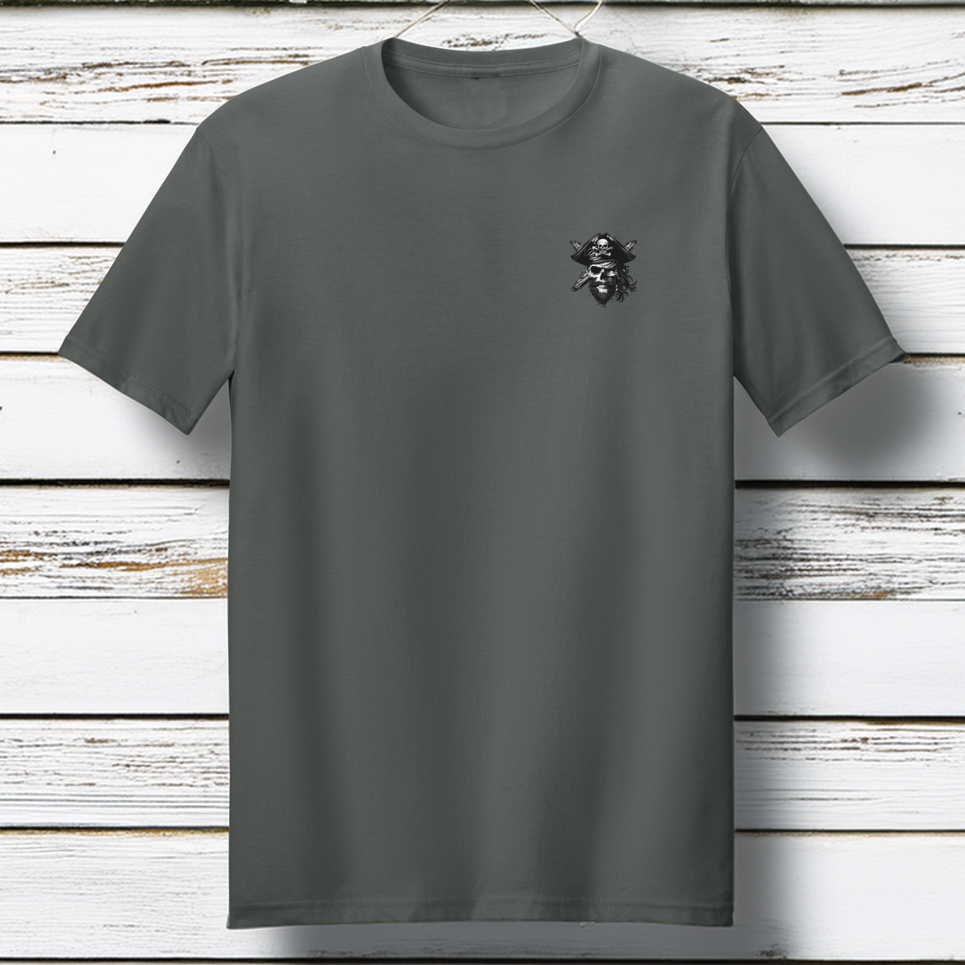 Pirate's Life For Me 100% Ring Spun Cotton Short Sleeve T-Shirt by Back Porch Apparel