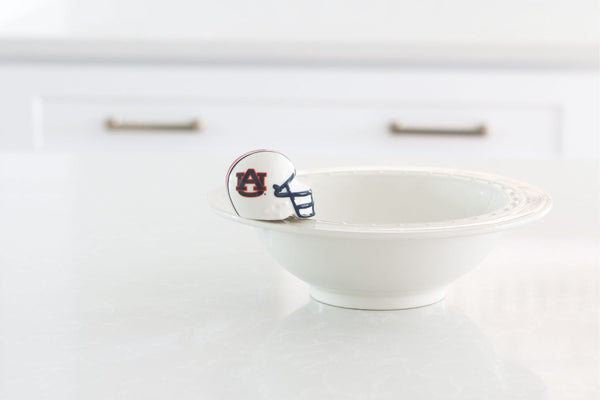 Nora Fleming Mini Auburn University Helmet