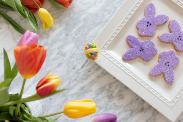 Nora Fleming Mini - A Tisket, A Tasket Easter Basket With Eggs