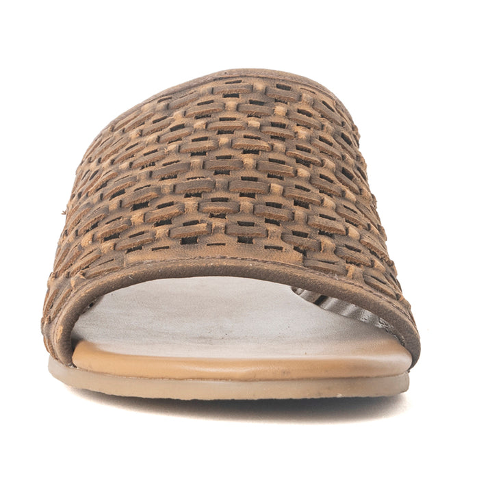 Myra Dawnlace Desert Curve Sandals in Dusty Beige