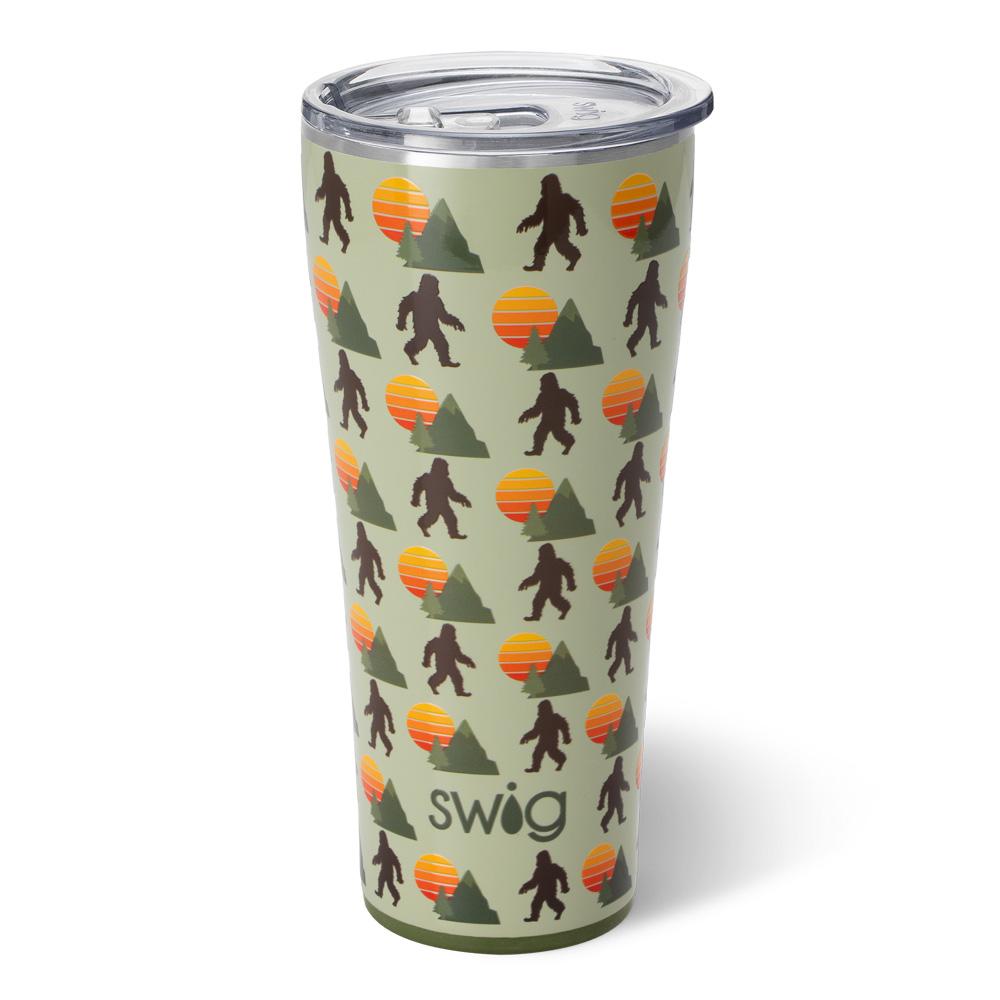 SWIG 32oz Slimline Tumbler in Bigfoot Print