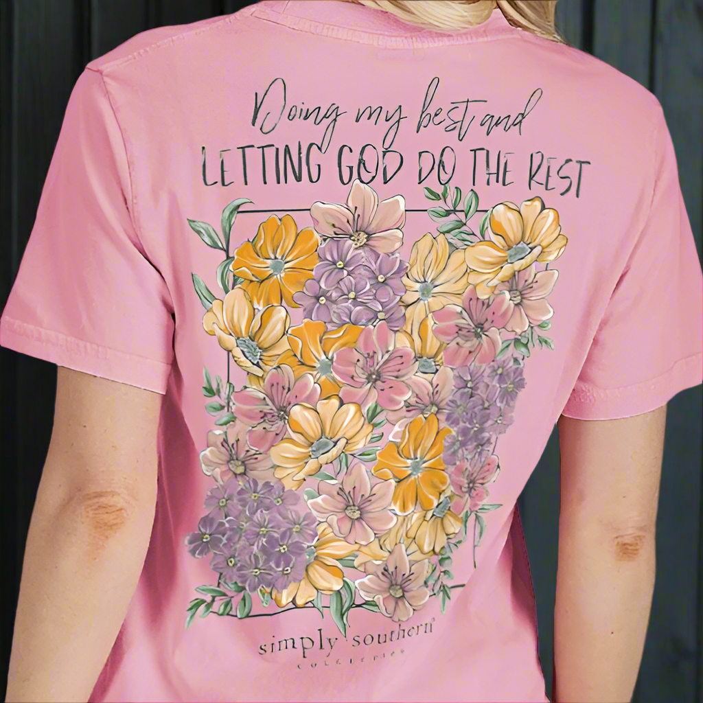 Simply Southern Doing My Best Short Sleeve Graphic T-Shirt