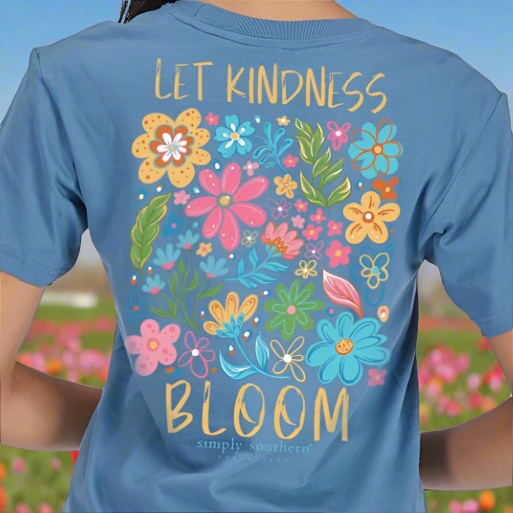 Simply Southern Let Kindness Bloom Short Sleeve Graphic T-Shirt