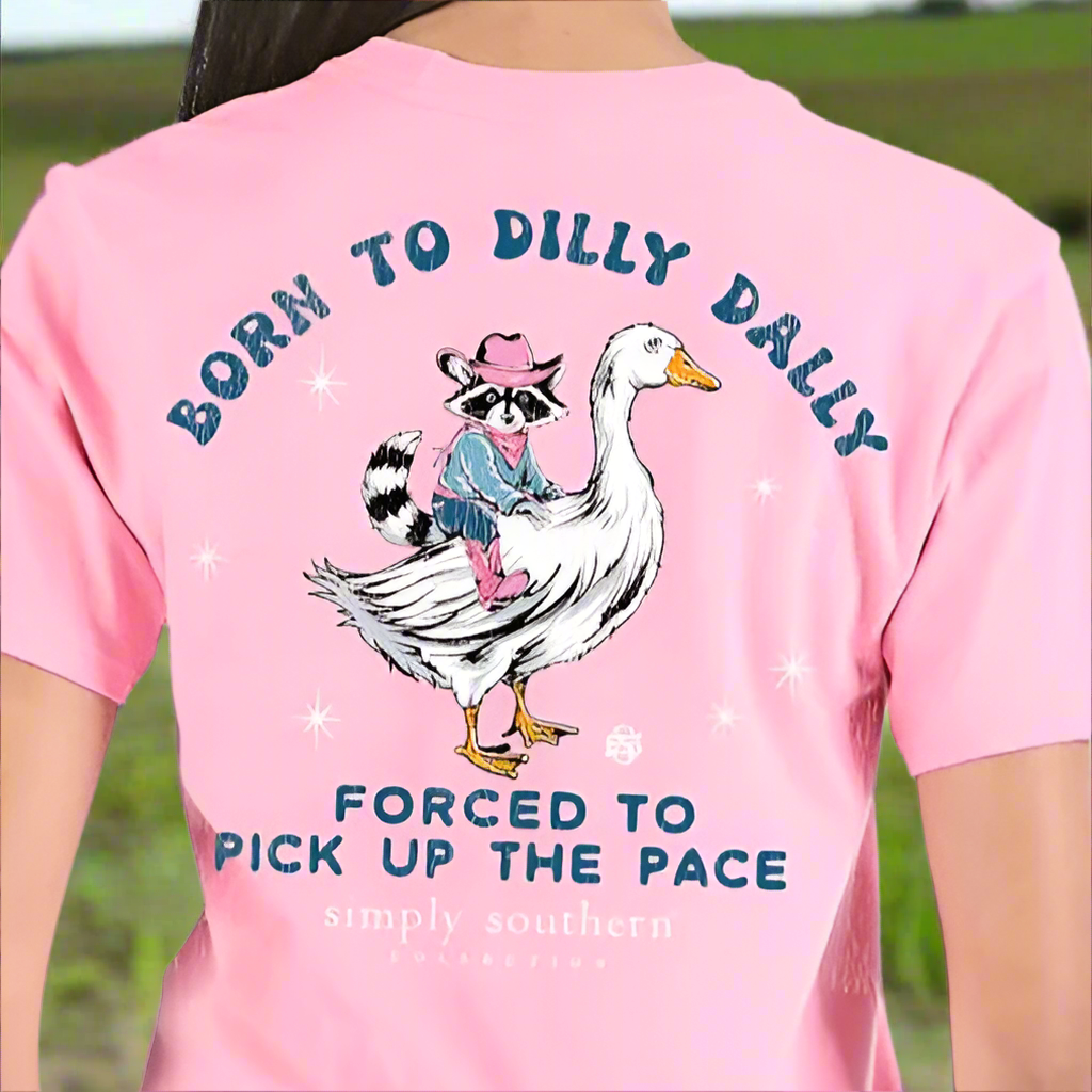 Simply Southern Dilly Dally Goose Short Sleeve Graphic T-Shirt