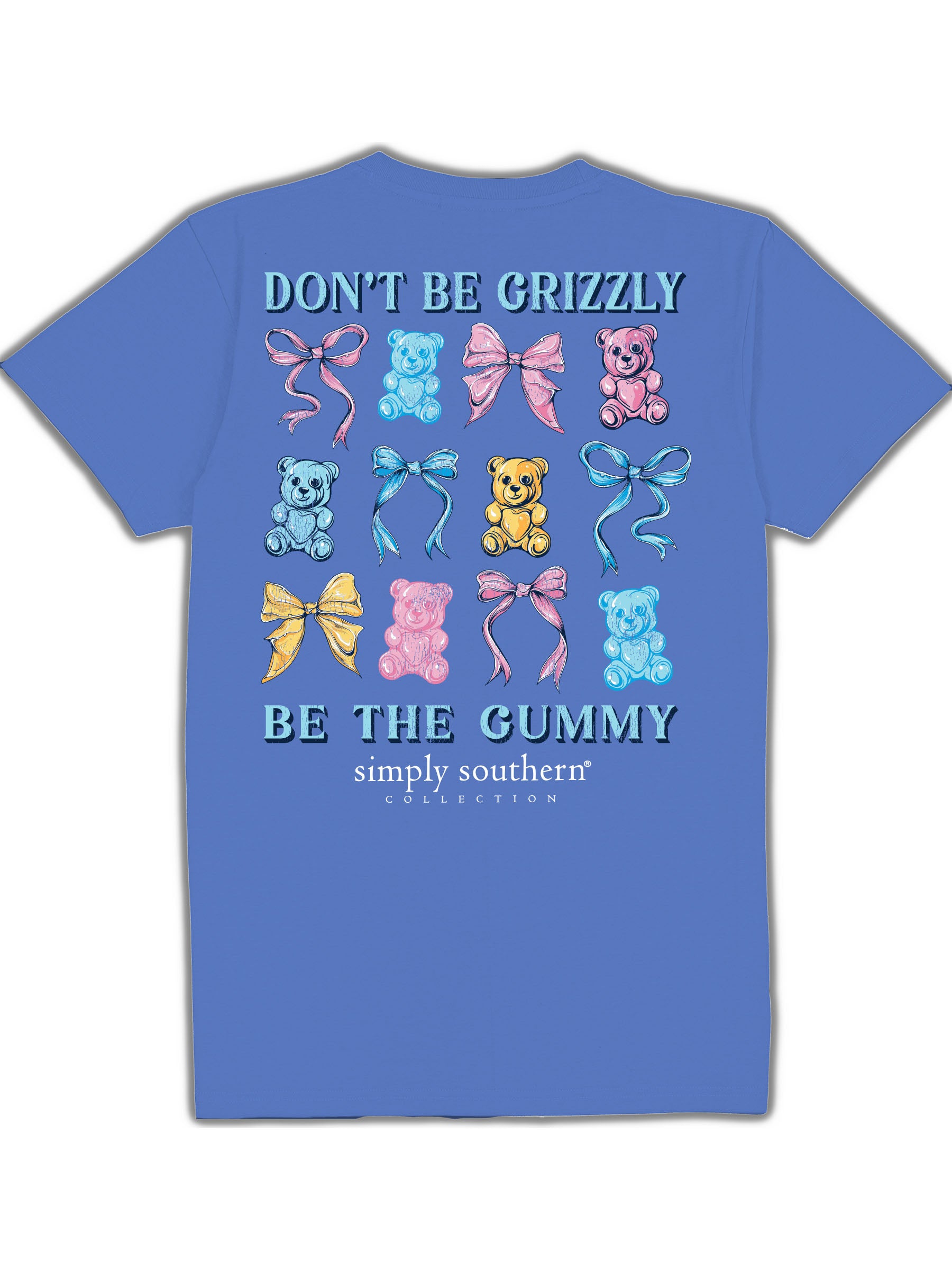 Simply Southern Women’s Don't Be Grizzly Be Gummy Graphic Short Sleeve T-Shirt