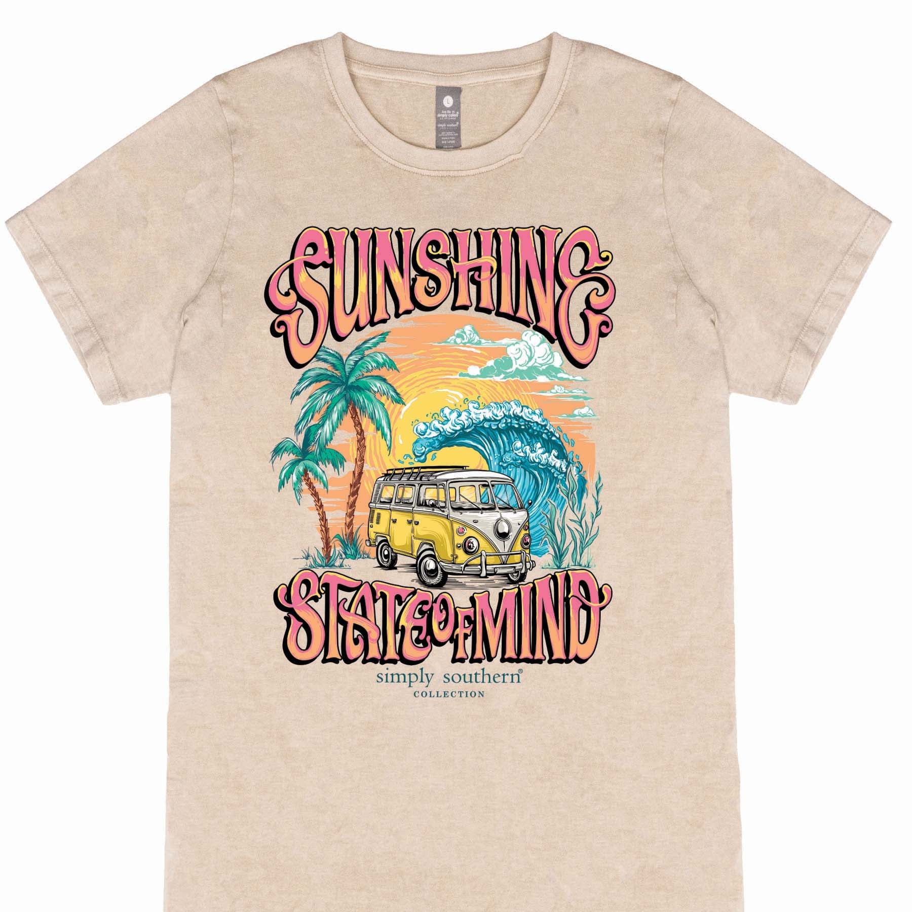 Simply Southern Women's Mineral Washed "Sunshine State of Mind" T-Shirt