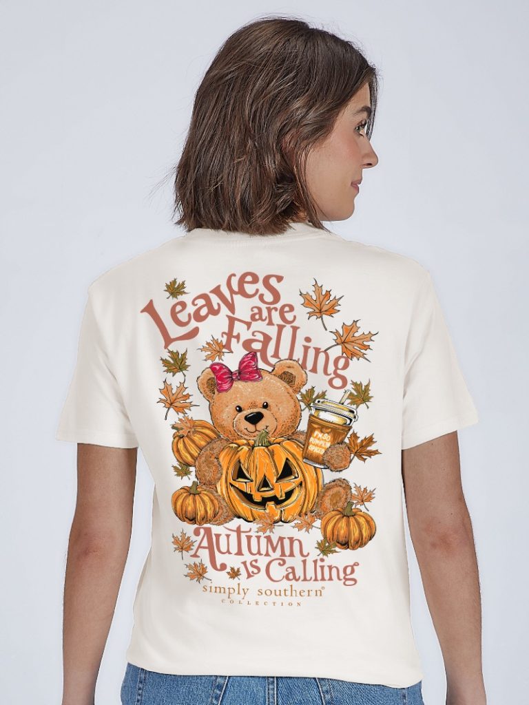 Simply Southern Teddy Fall Short Sleeve T-Shirt