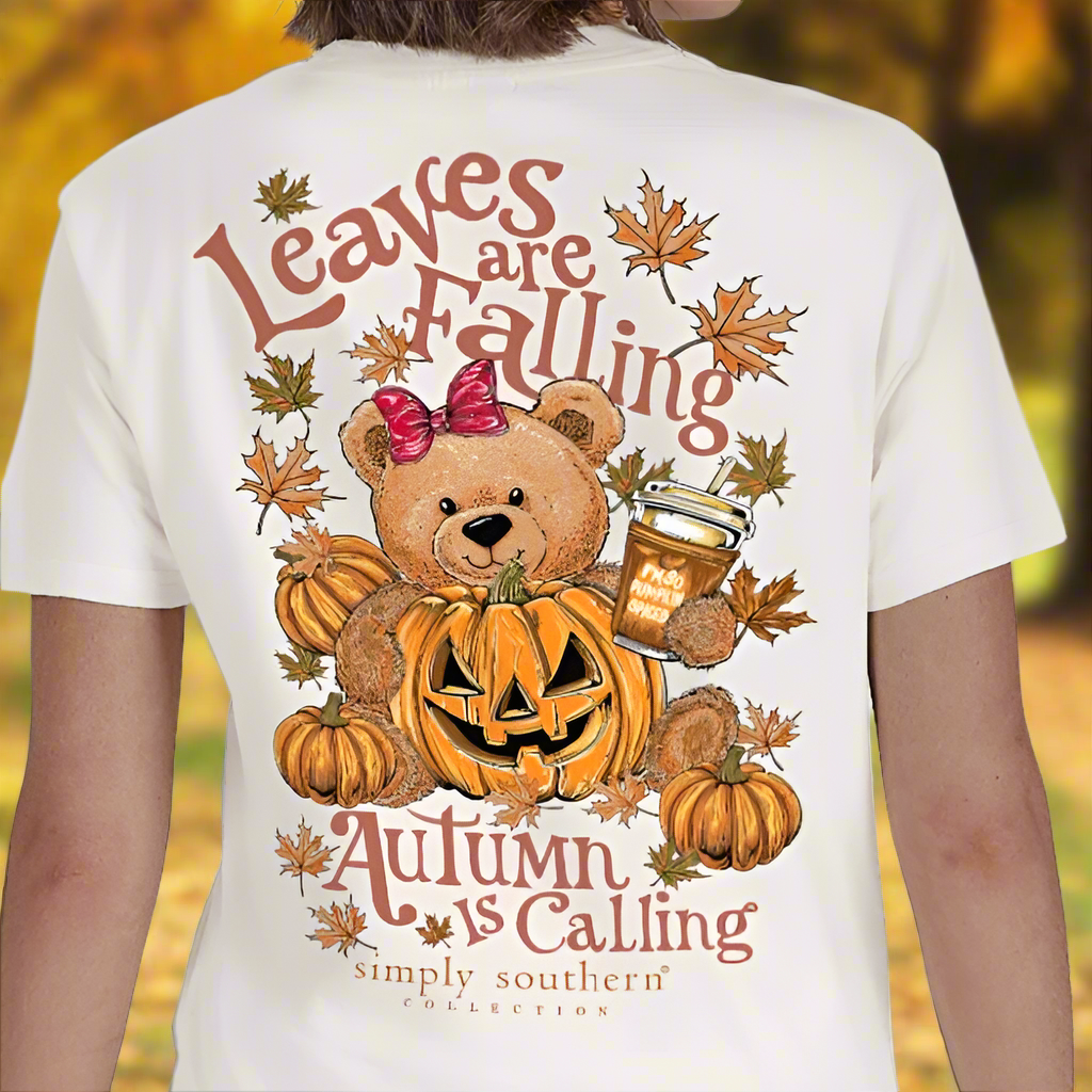 Simply Southern Teddy Fall Short Sleeve T-Shirt