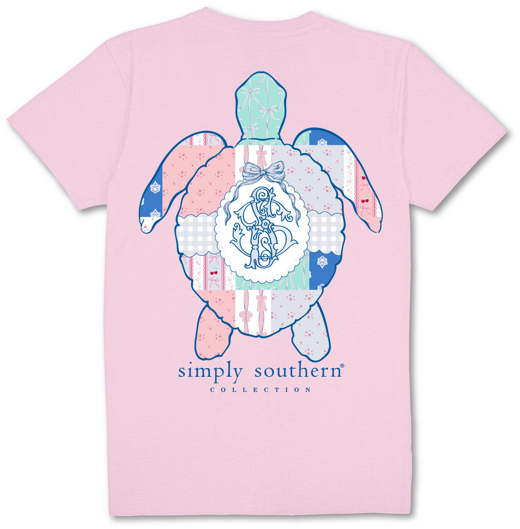 Simply Southern Quilted Turtle Tracking Short Sleeve Graphic T-Shirt