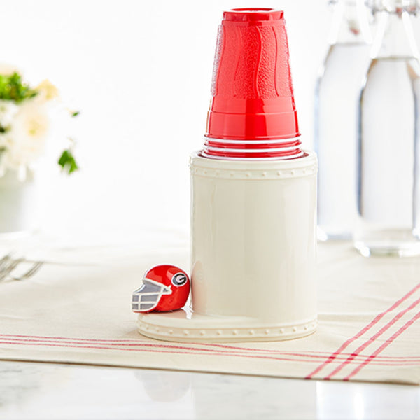 Nora Fleming Mini University of Georgia Helmet