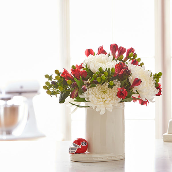 Nora Fleming Mini University of Georgia Helmet