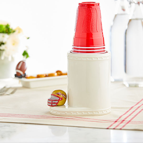 Nora Fleming Mini Florida State Helmet