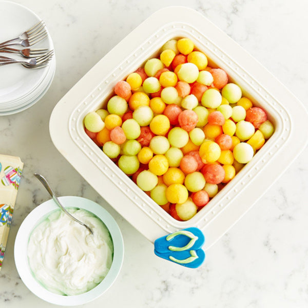 Nora Fleming Mini - Sunning and Funning Flip Flops