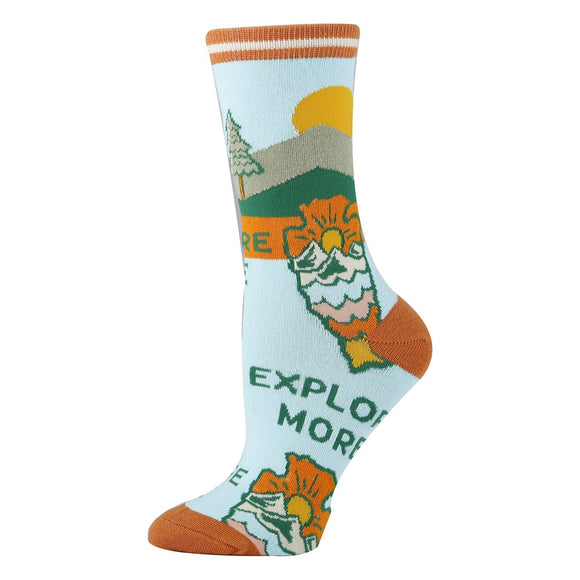Oooh Yeah! Mountains and Hiking Unisex Socks