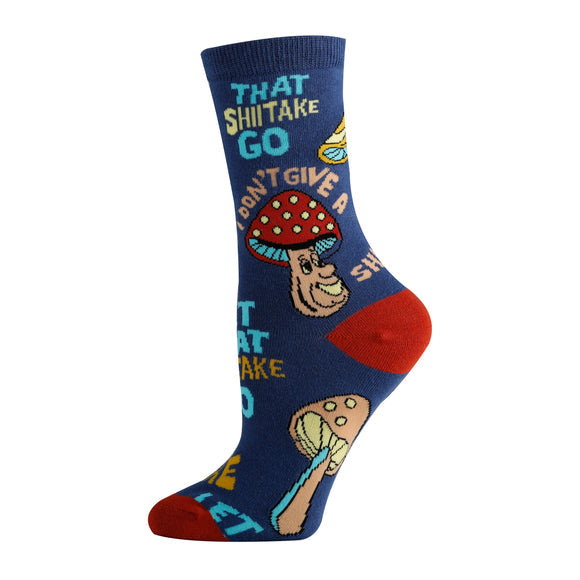Oooh Yeah! "Let That Shhh" Mushroom Unisex Socks