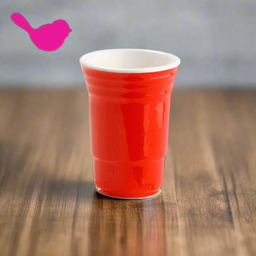 Nora Fleming Mini - Fill Me Up Red Solo Cup
