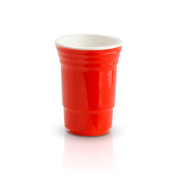 Nora Fleming Mini - Fill Me Up Red Solo Cup