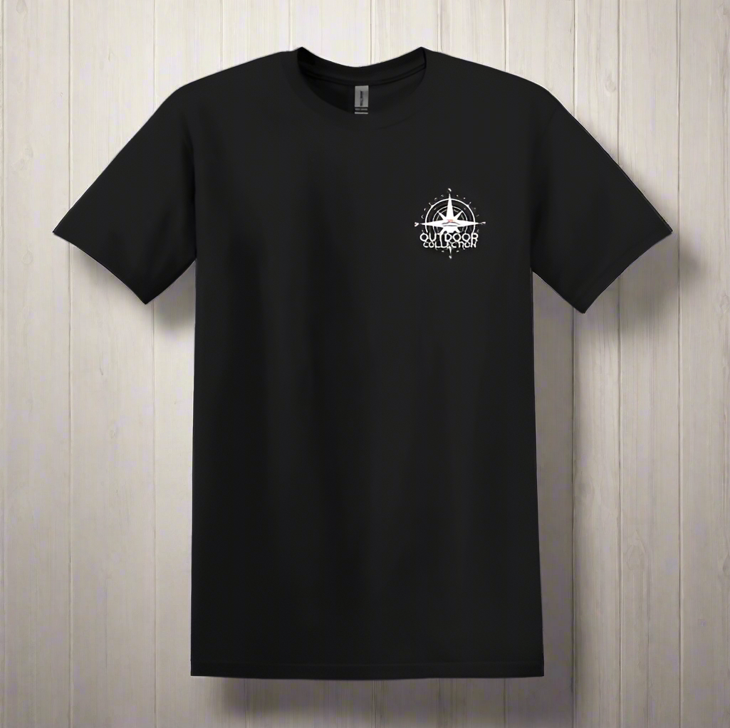 Bass Fishing USA Flag Soft Ring Spun 100% Cotton Midweight Unisex T-Shirt TShirt