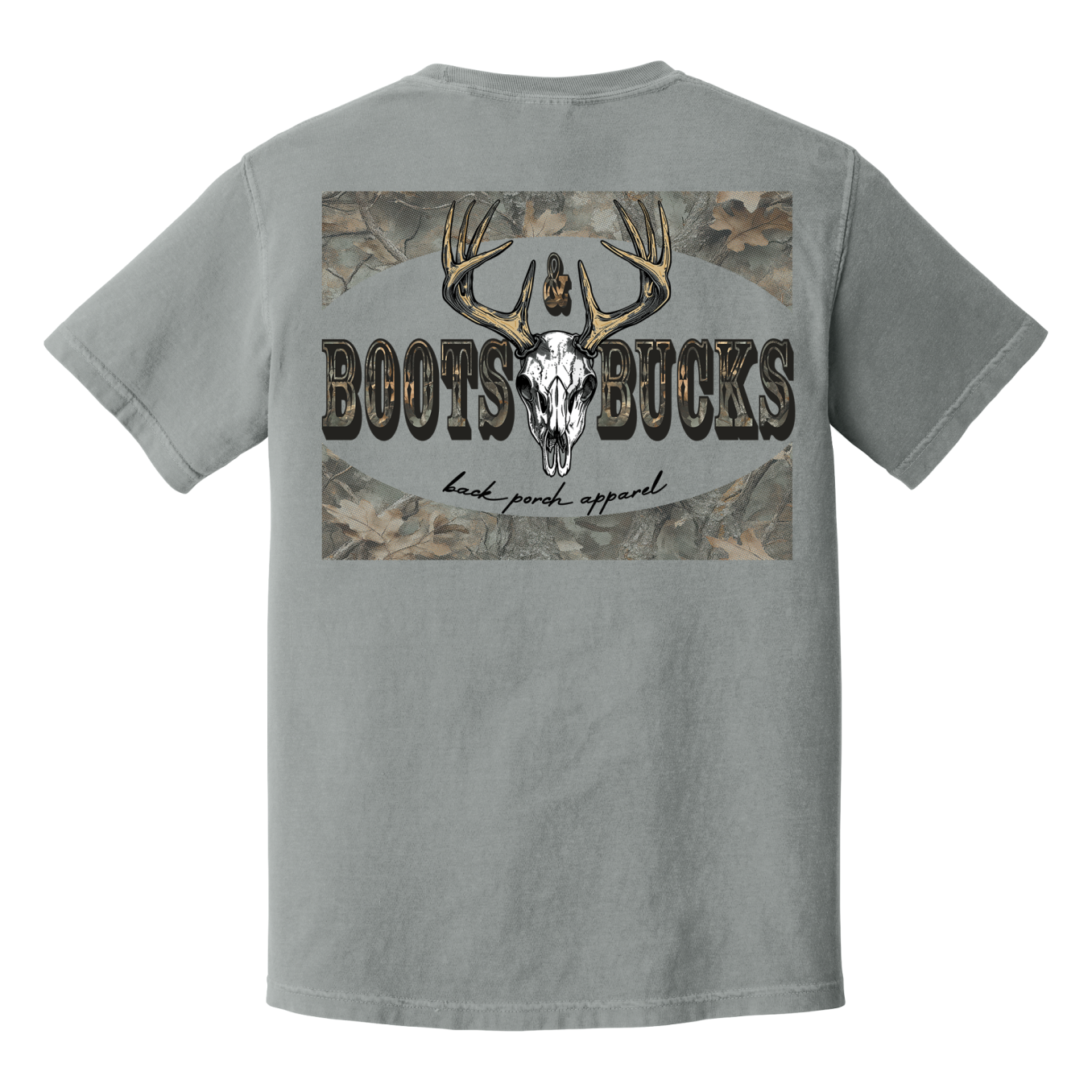 Back Porch Apparel Boots And Bucks Short Sleeve T-Shirt