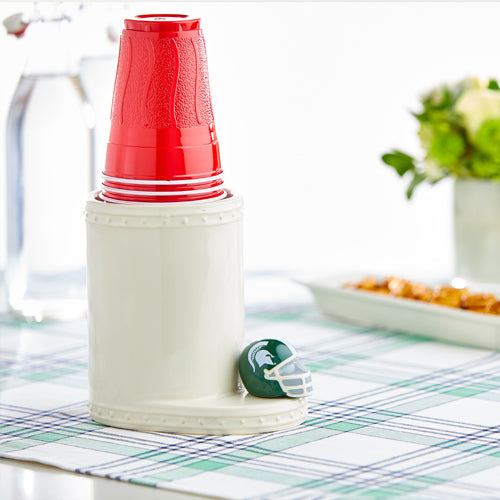 Nora Fleming Base Utensil Crock Pinstripes