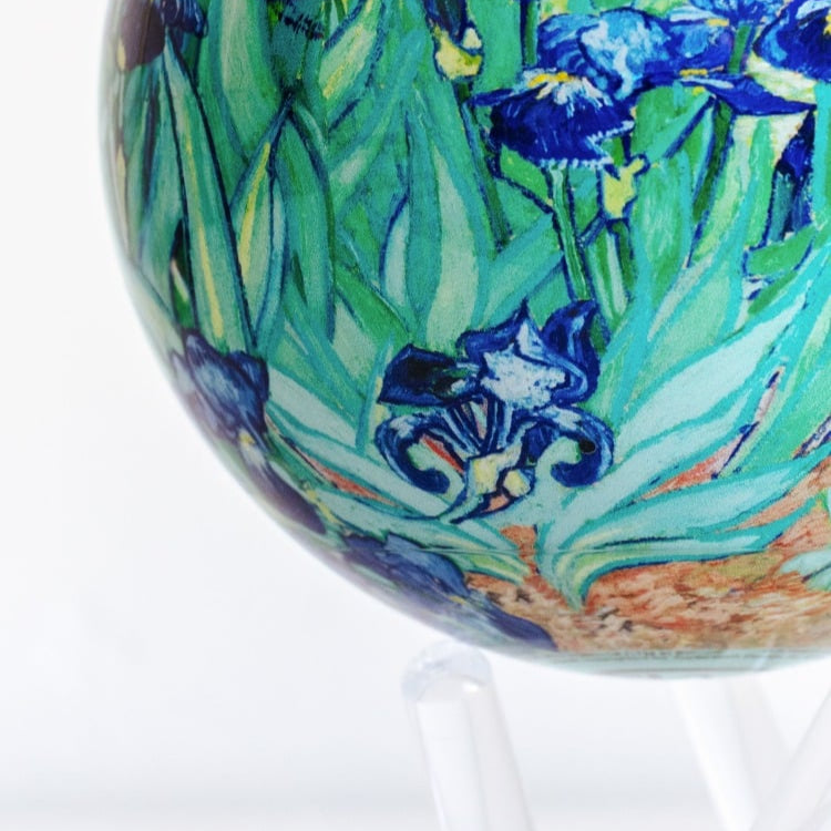 MOVA Van Gogh Irises Solar Powered Spinning Globe