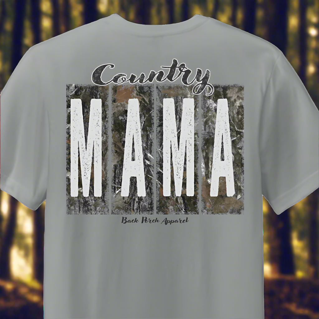 Back Porch Apparel Country MAMA Short Sleeve T-Shirt
