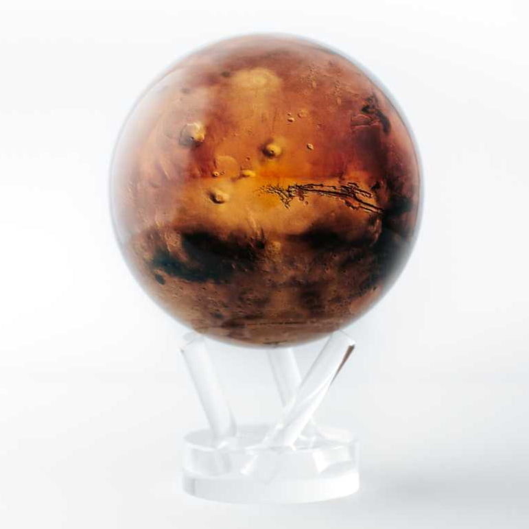 MOVA Planet Mars Solar Powered Spinning Globe
