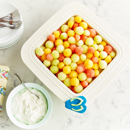 Nora Fleming Base Pinstripes Napkin and Candy Dish