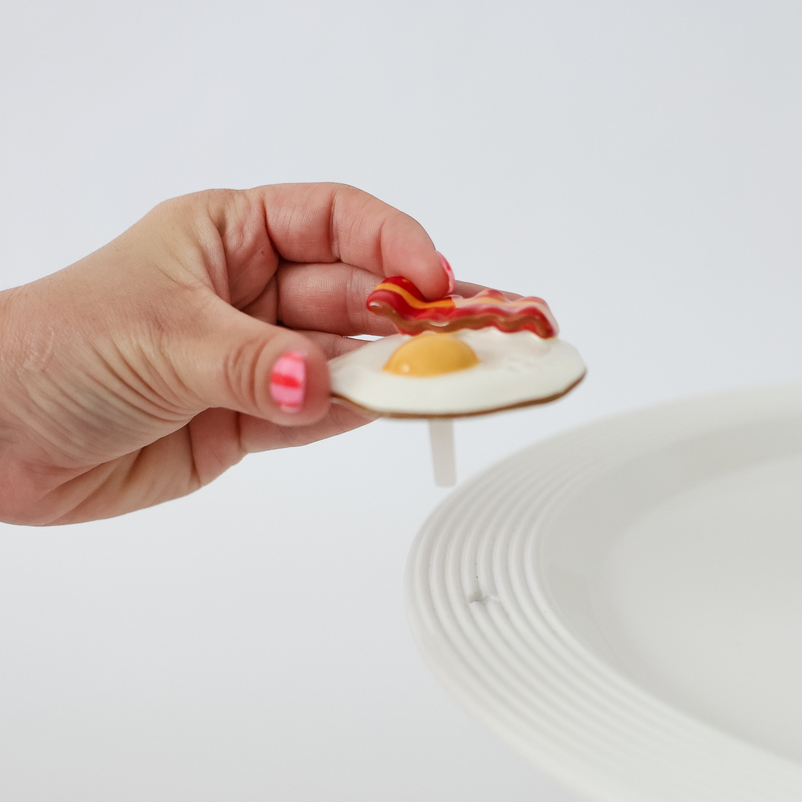 Nora Fleming Bacon and Eggs Mini