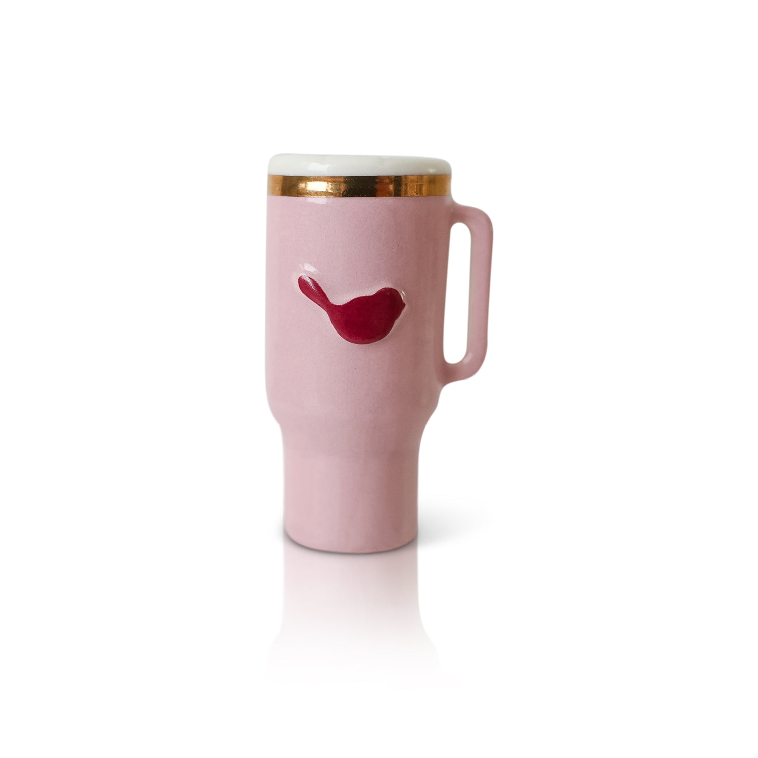 Nora Fleming Pink Tumbler Mini
