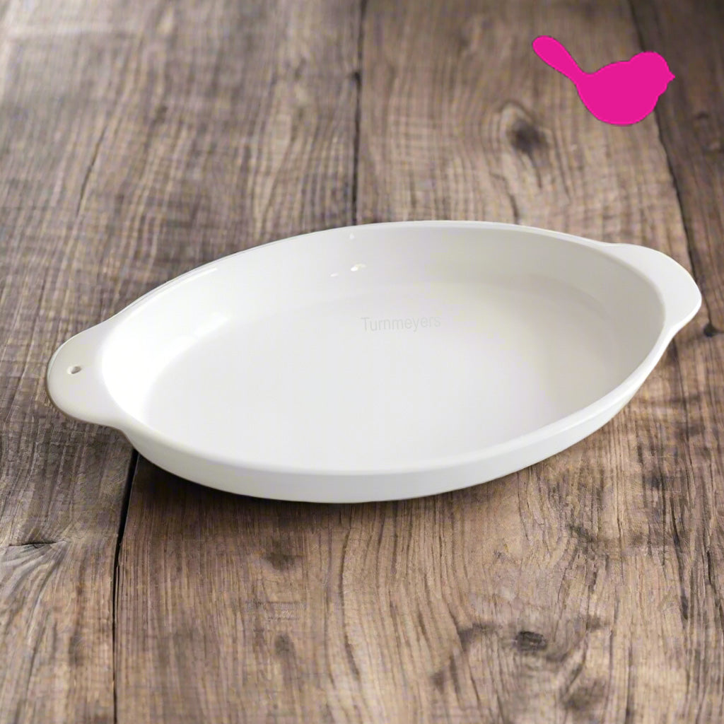 Nora Fleming Base Pinstripes Oval Baker