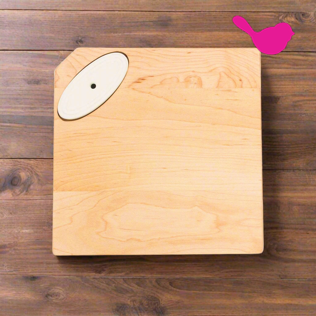 Nora Fleming Base Maple Square Cheese Board