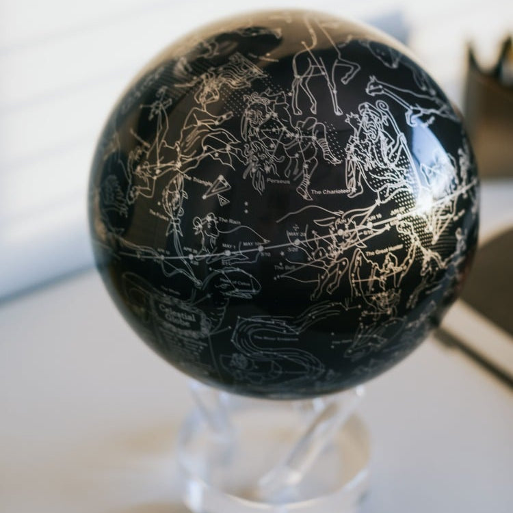 MOVA Night Time Constellations Solar Powered Spinning Globe