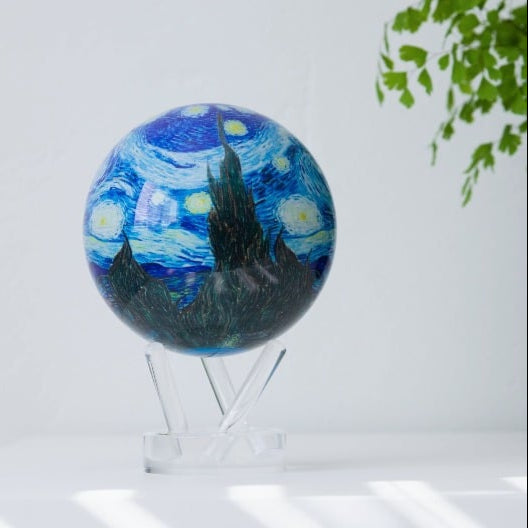 MOVA Van Gogh Starry Night Solar Powered Spinning Globe