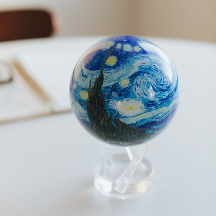 MOVA Van Gogh Starry Night Solar Powered Spinning Globe
