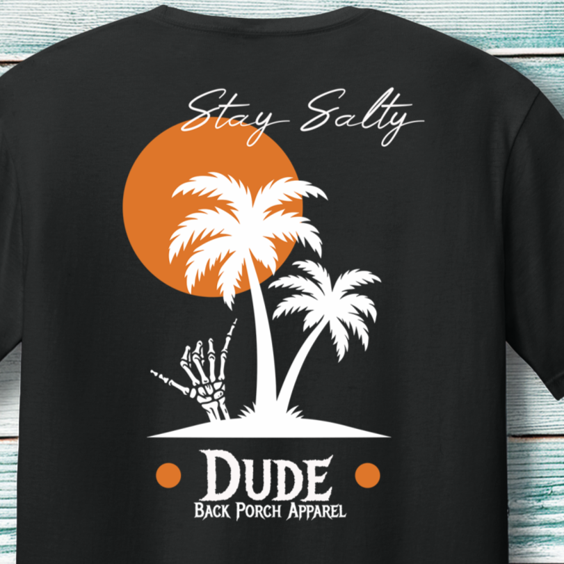 Back Porch Apparel Stay Salty Short Sleeve T-Shirt