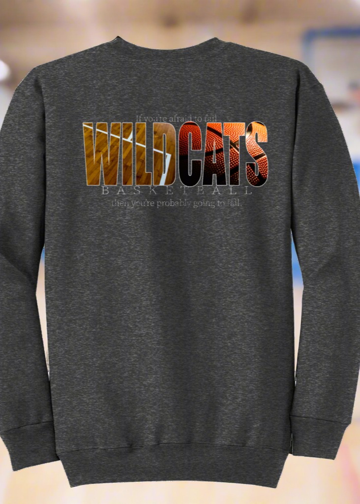 Custom Basketball Sweatshirt – Personalized Team Mascot and Player Name