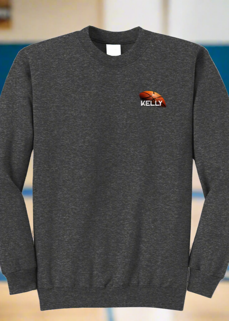 Custom Basketball Sweatshirt – Personalized Team Mascot and Player Name